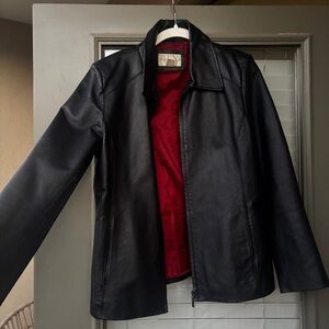 Worthington Black Jacket with Red Interior